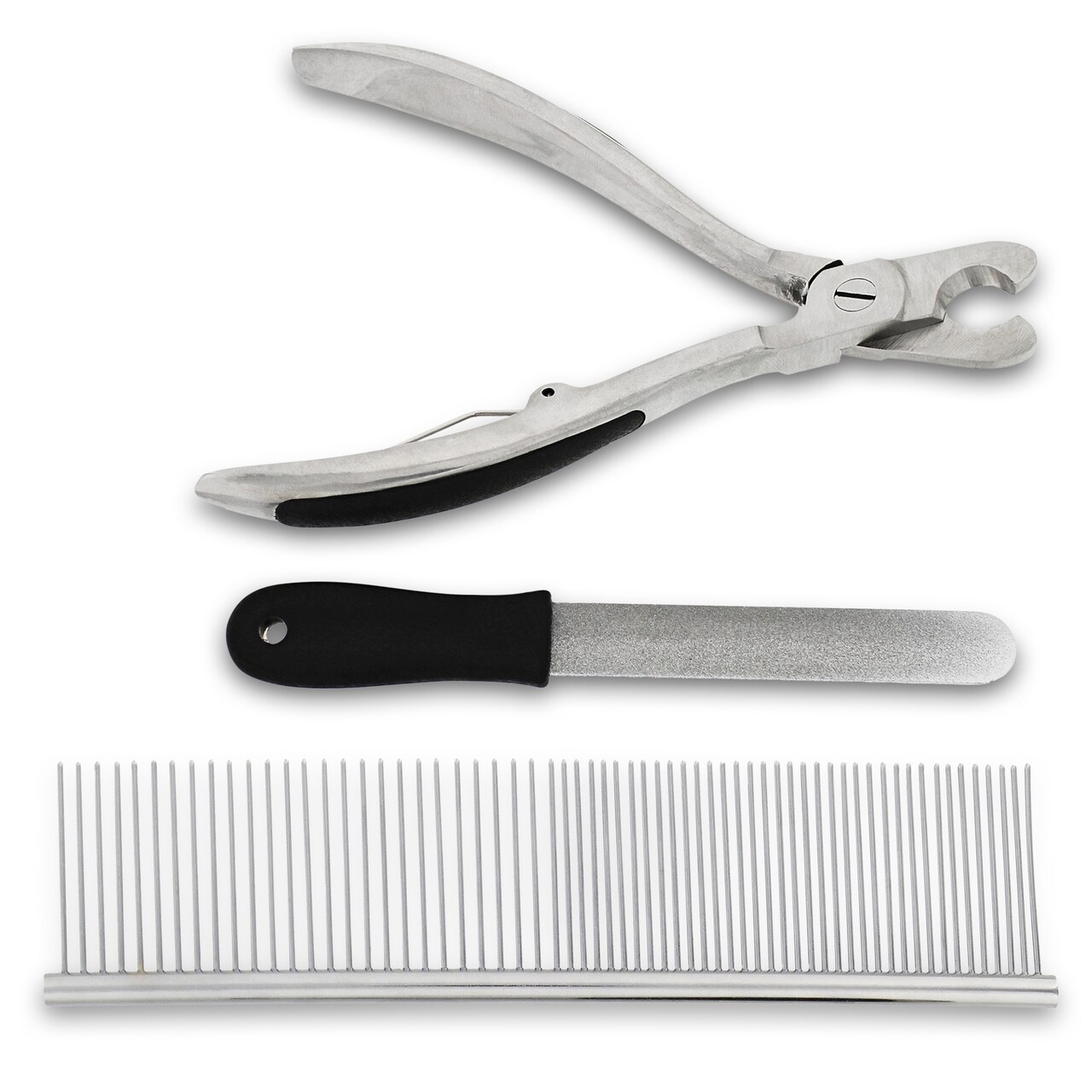 MiMu Large Dog Nail Clippers - Steel Dog Nails Trimmer with File and Comb